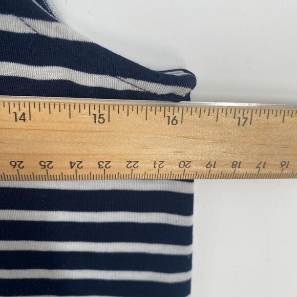 Athleta Turtleneck Tunic Women’s XS Navy & White Stripes Active Athleisure - Picture 5 of 7